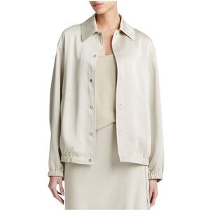 Vince Shine Snap Front Jacket Women's Size XL